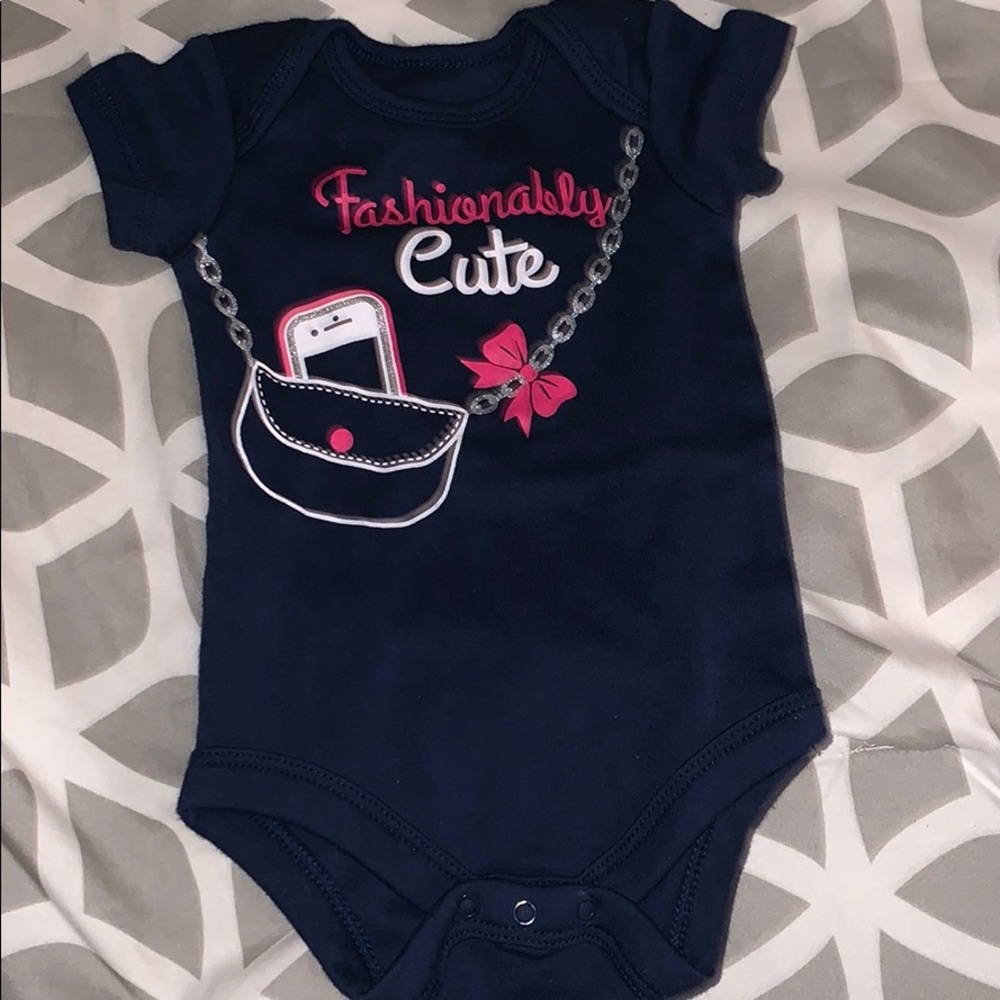 Navy onesie